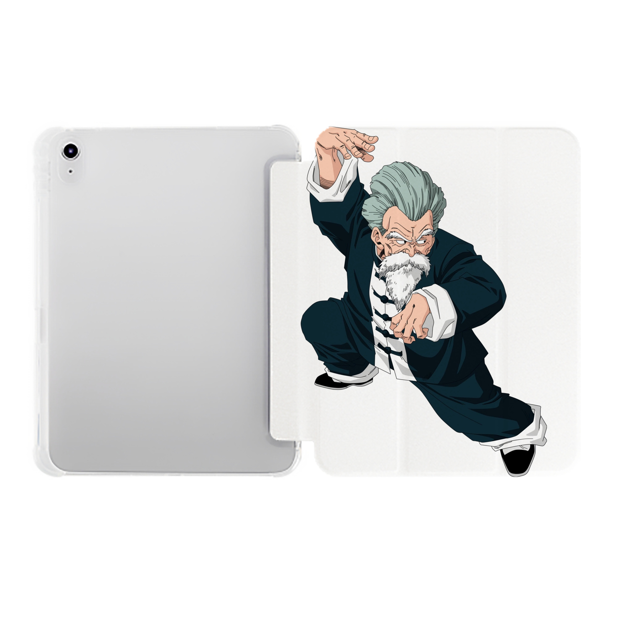 （画像用） ドラゴンボール DRAGON BALL IPad ケース ペン収納付き 三つ折りスタンド PUレザー×シリコン 対応機種9.5/10.5/10.9インチ